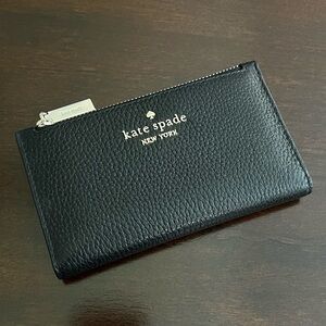 Kate Spade - Leila Small Slim Bifold Wallet - Black